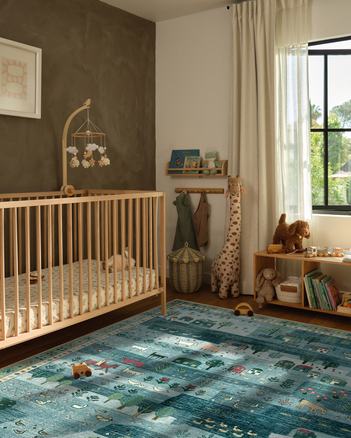 Alder Soft Blue Rug
