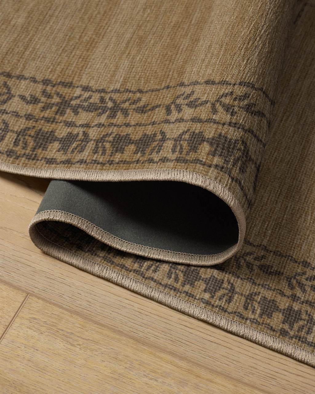 Alette Tan & Charcoal Flatwoven Rug