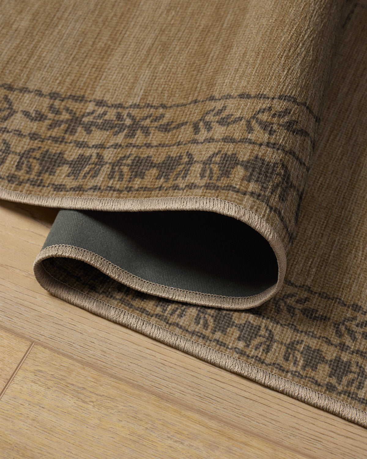 Alette Tan & Charcoal Flatwoven Rug