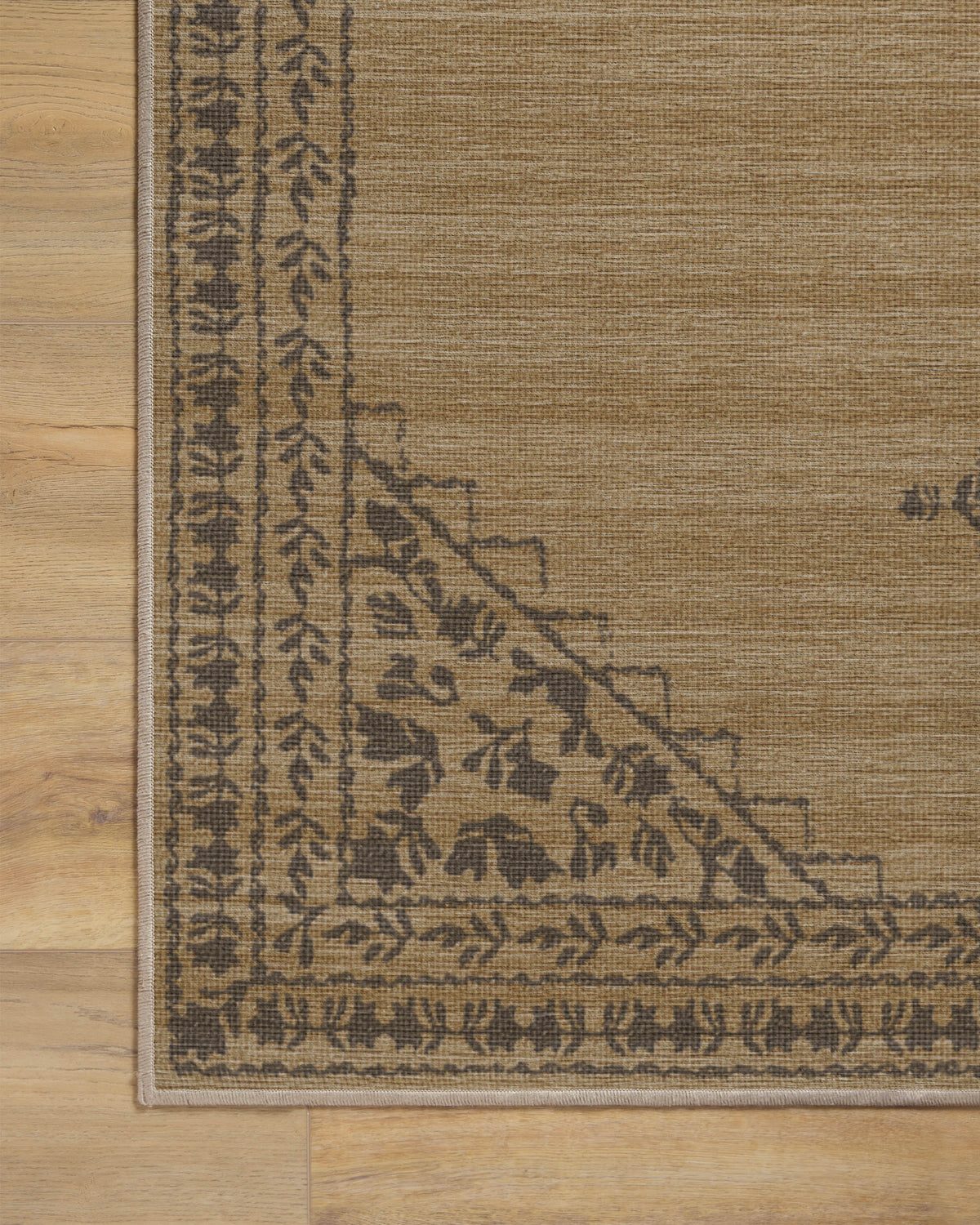 Alette Tan & Charcoal Flatwoven Rug