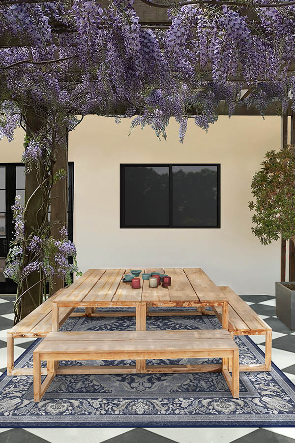 Allura Soft Navy Outdoor Rug