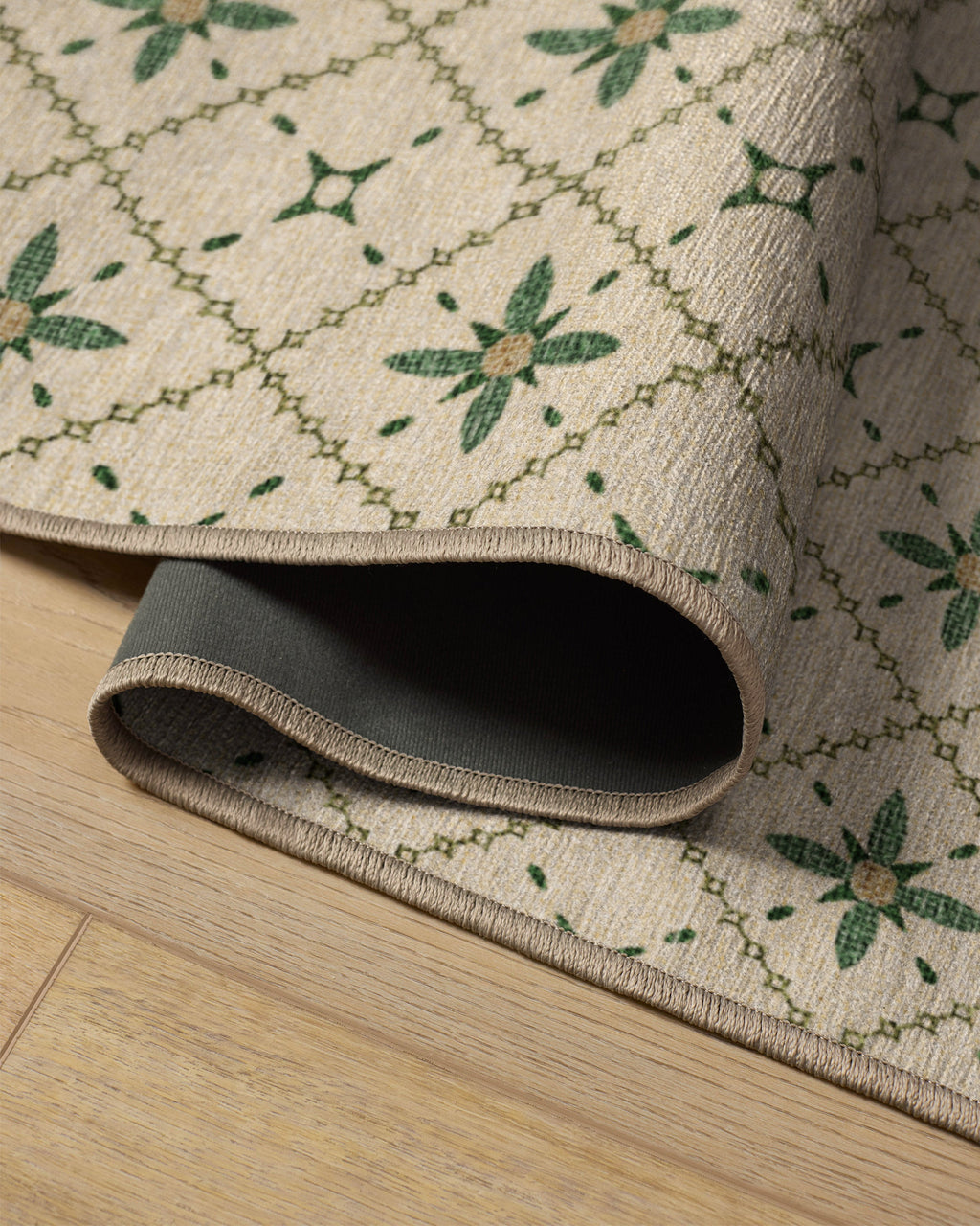 Alva Natural & Sage Flatwoven Rug
