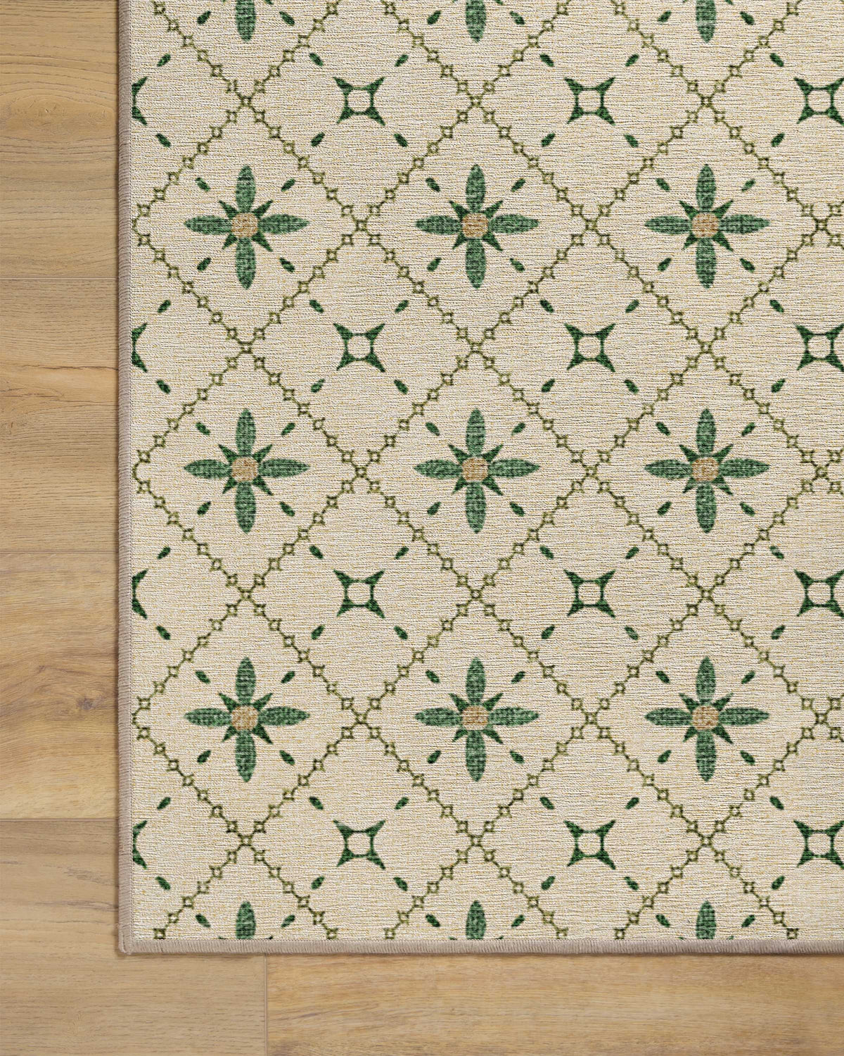 Alva Natural & Sage Flatwoven Rug