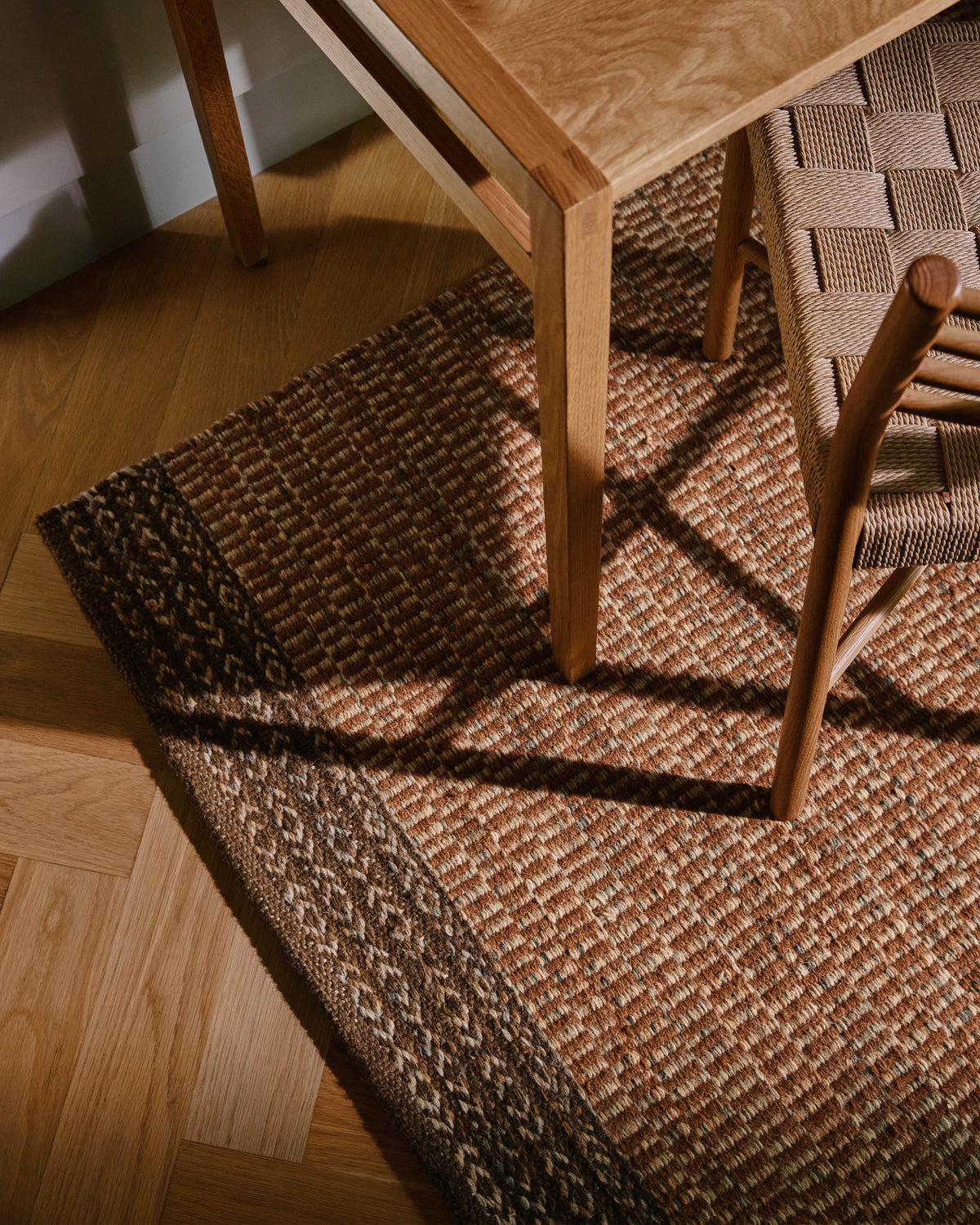 Amadora Rust Wool Rug
