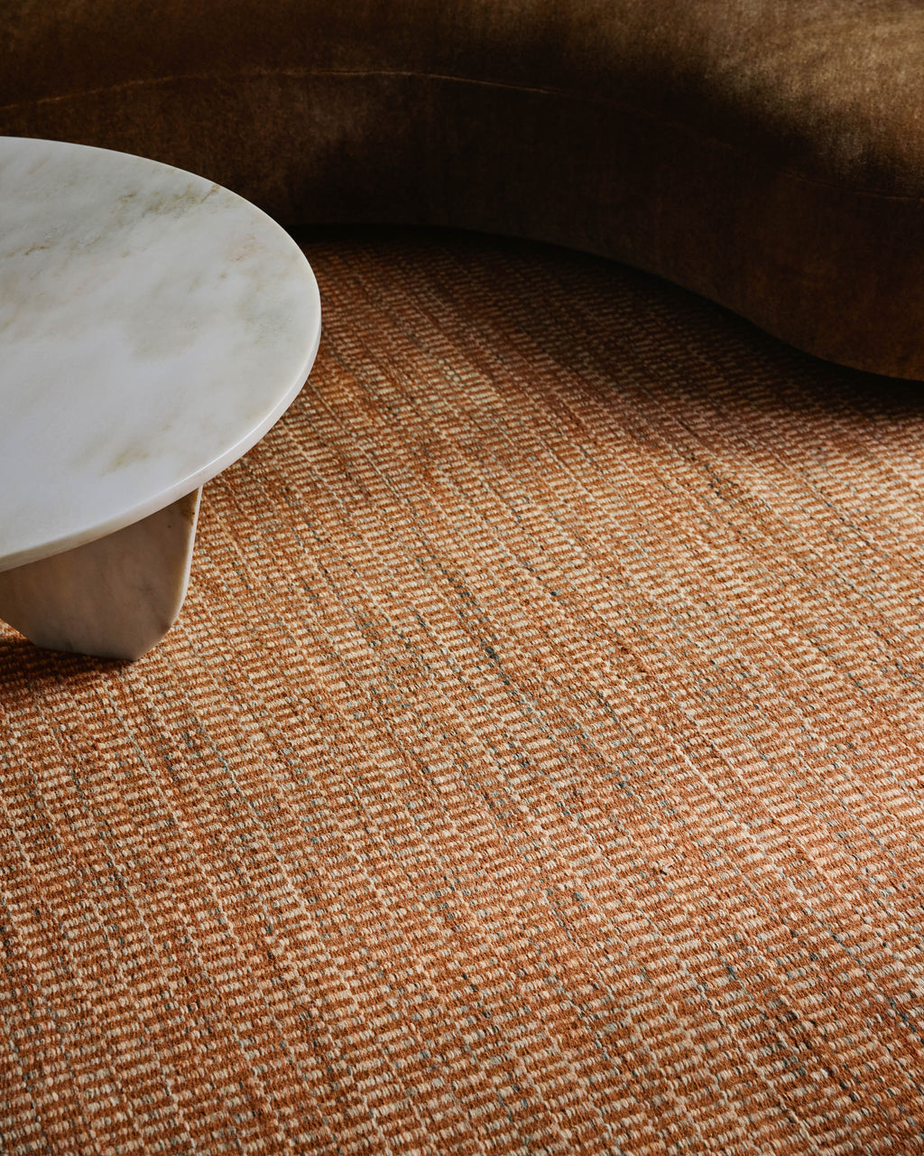 Amadora Rust Wool Rug