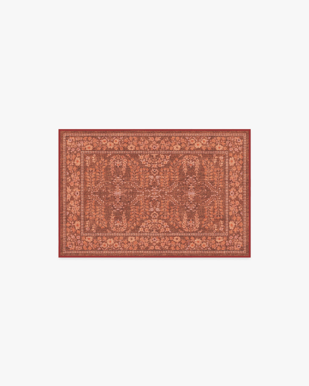 Amal Terracotta Flatwoven Rug