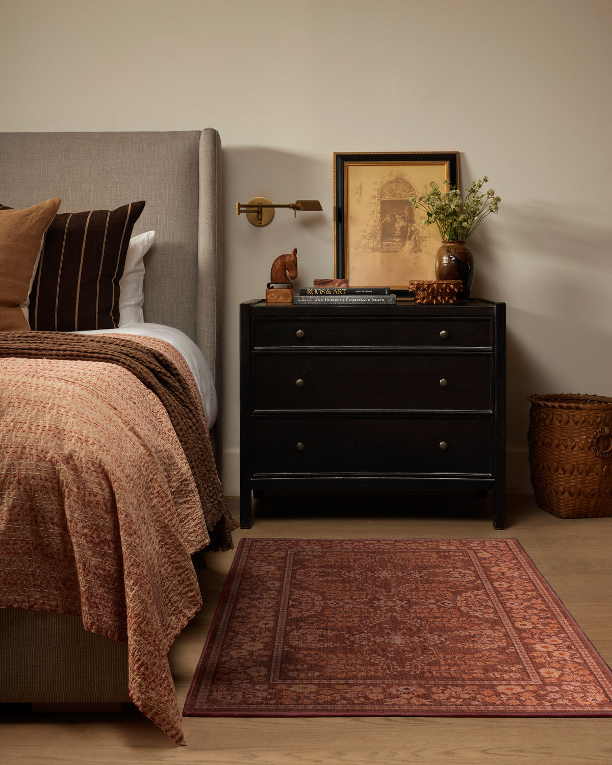 Amal Terracotta Flatwoven Rug