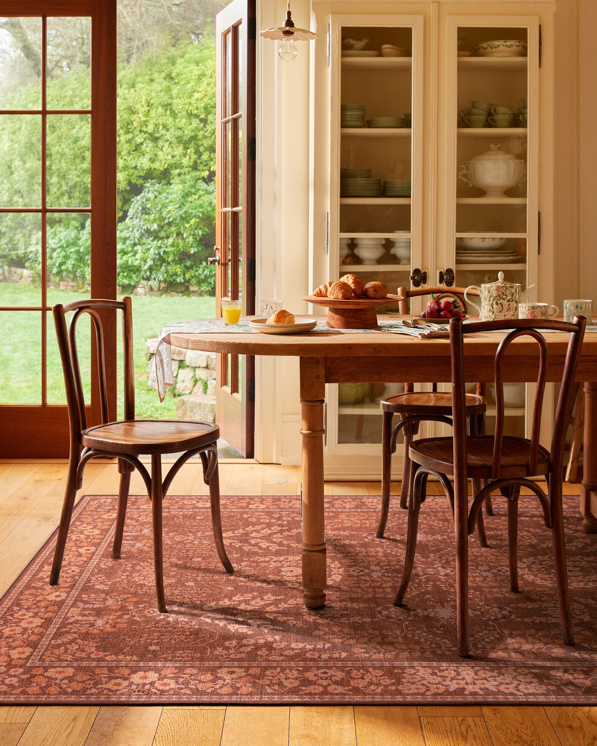 Amal Terracotta Flatwoven Rug