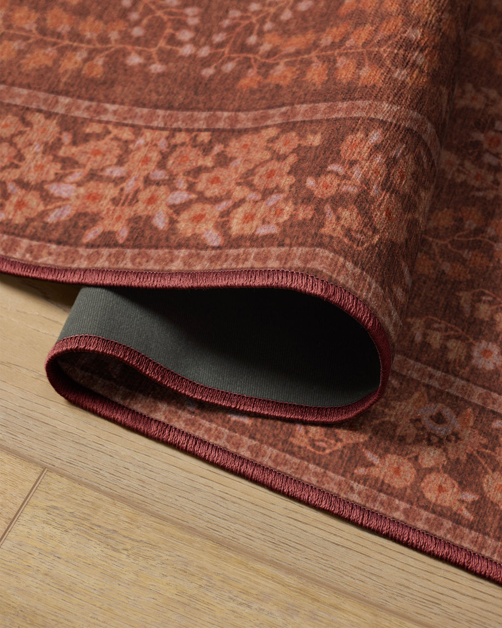 Amal Terracotta Flatwoven Rug