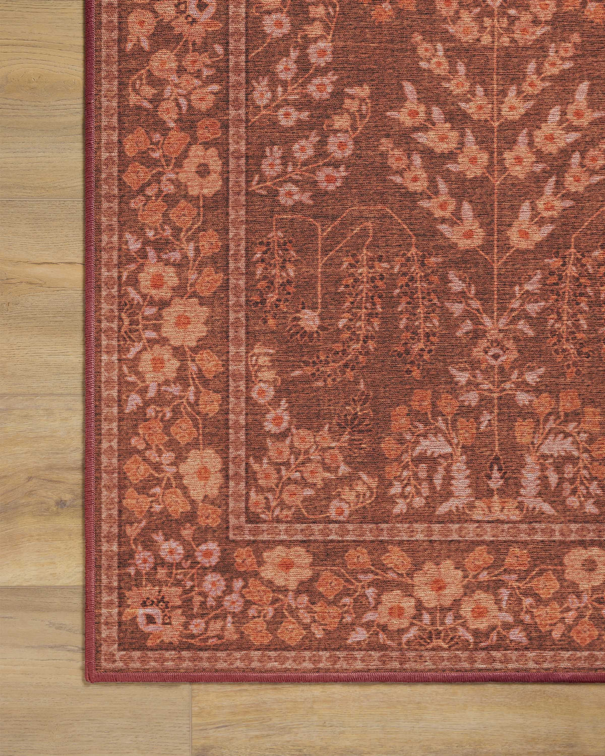 Amal Terracotta Flatwoven Rug