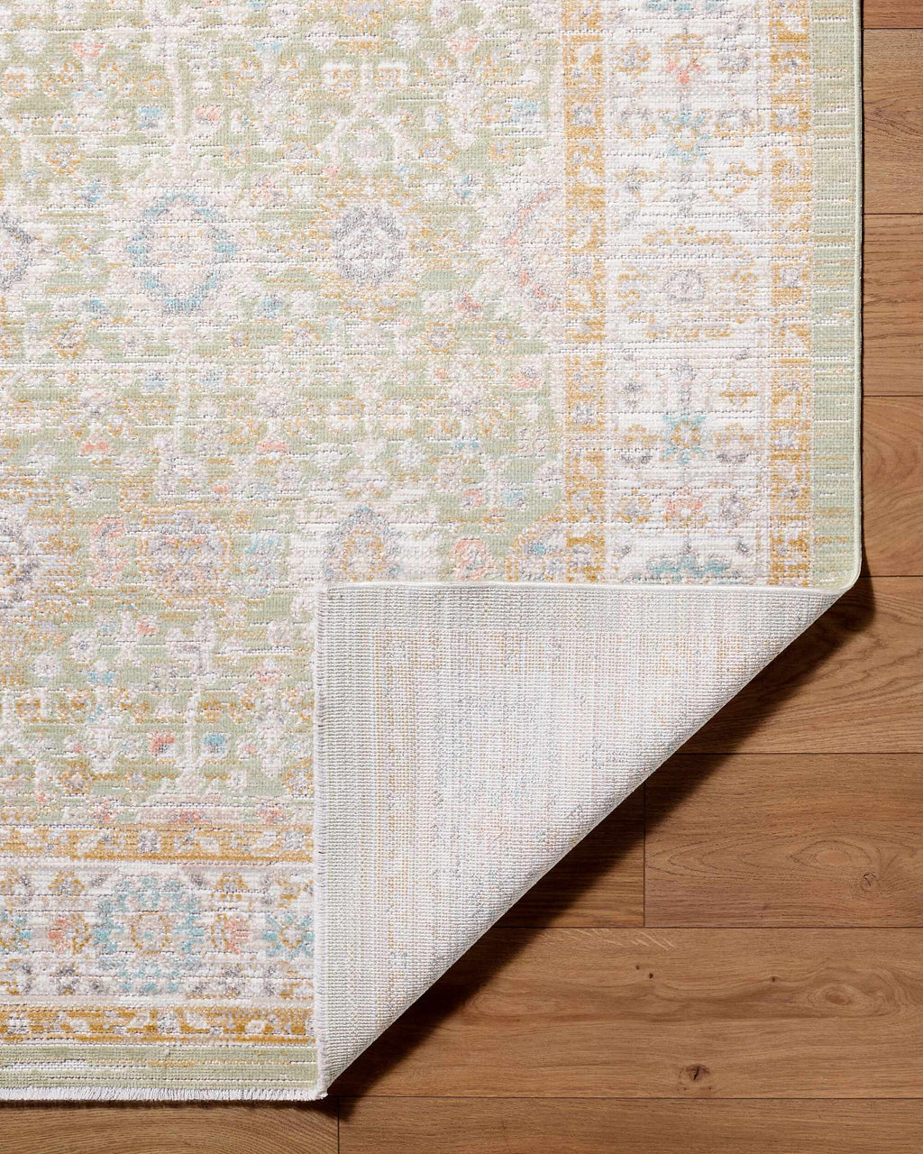 Royoi Sage Persian Machine Woven Polypropylene Washable Area Rug