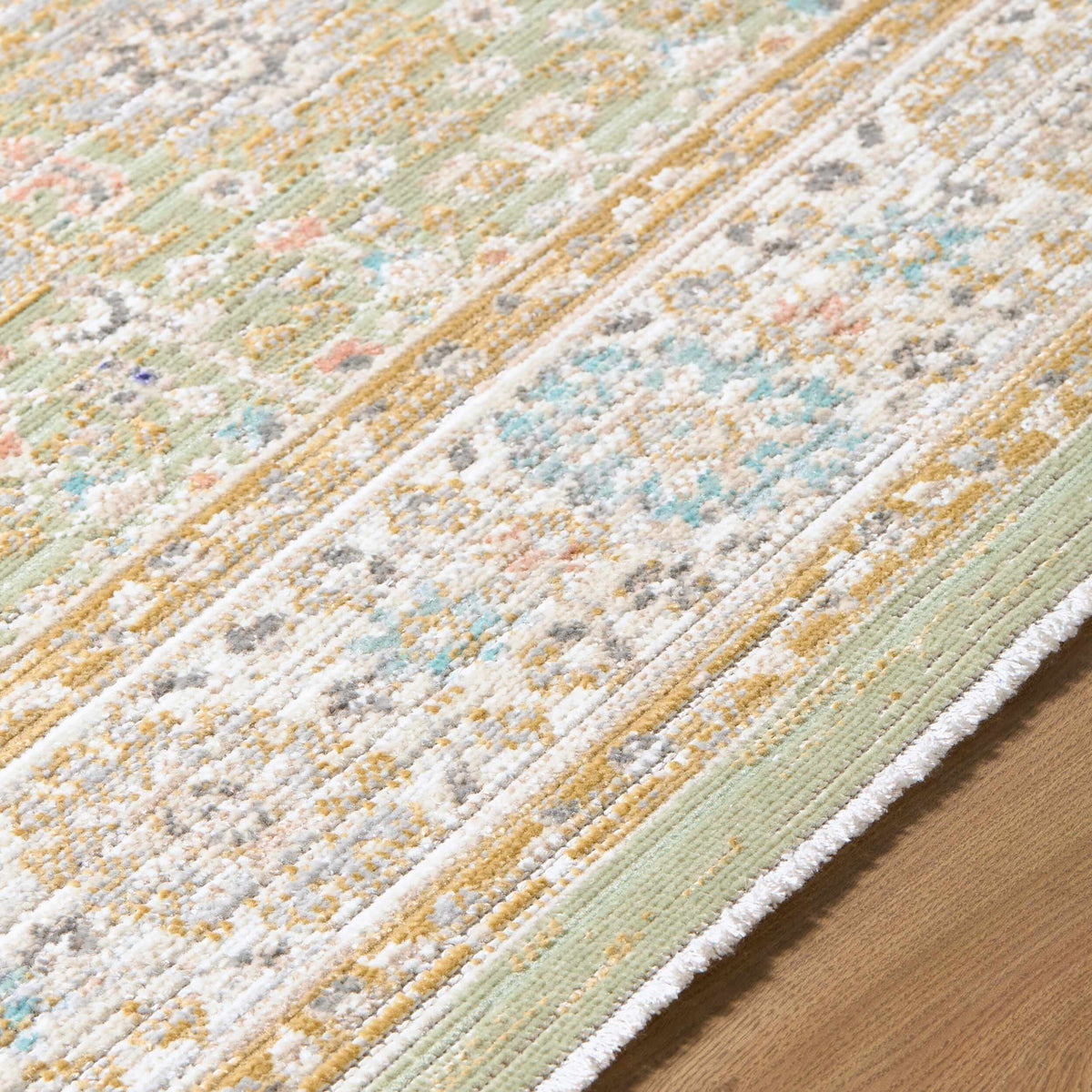 Royoi Sage Persian Machine Woven Polypropylene Washable Area Rug