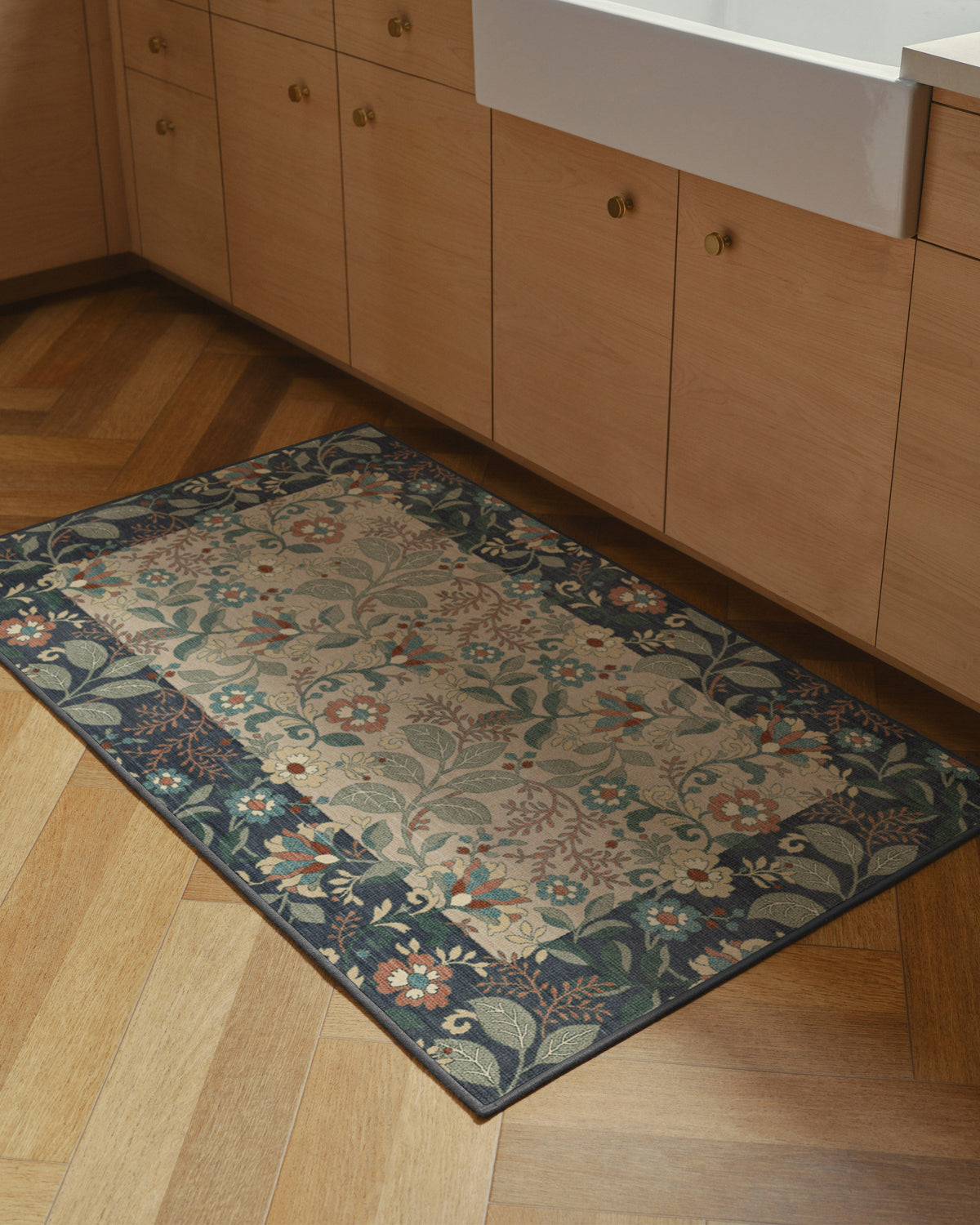 Anita Cream & Grey Rug