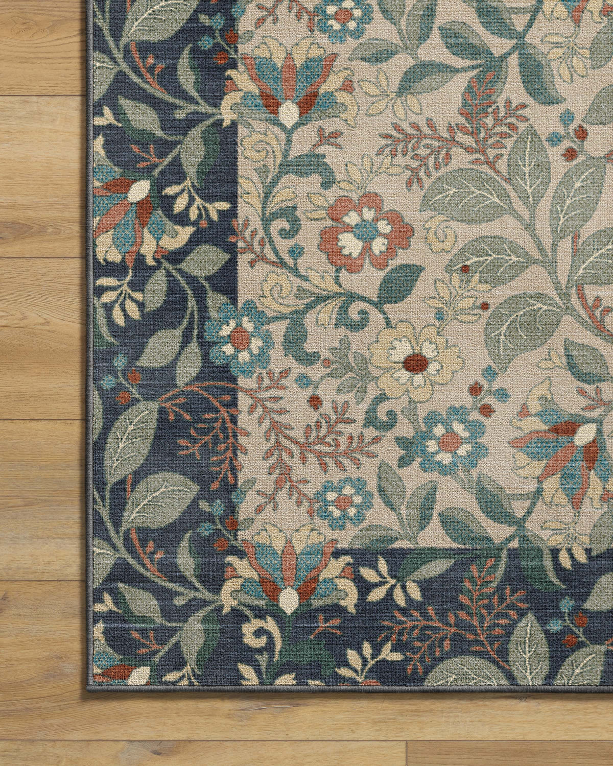 Anita Cream & Grey Rug