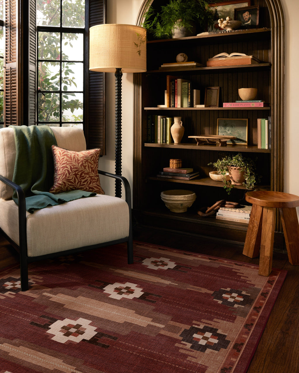 Annika Rust Red Flatwoven Rug