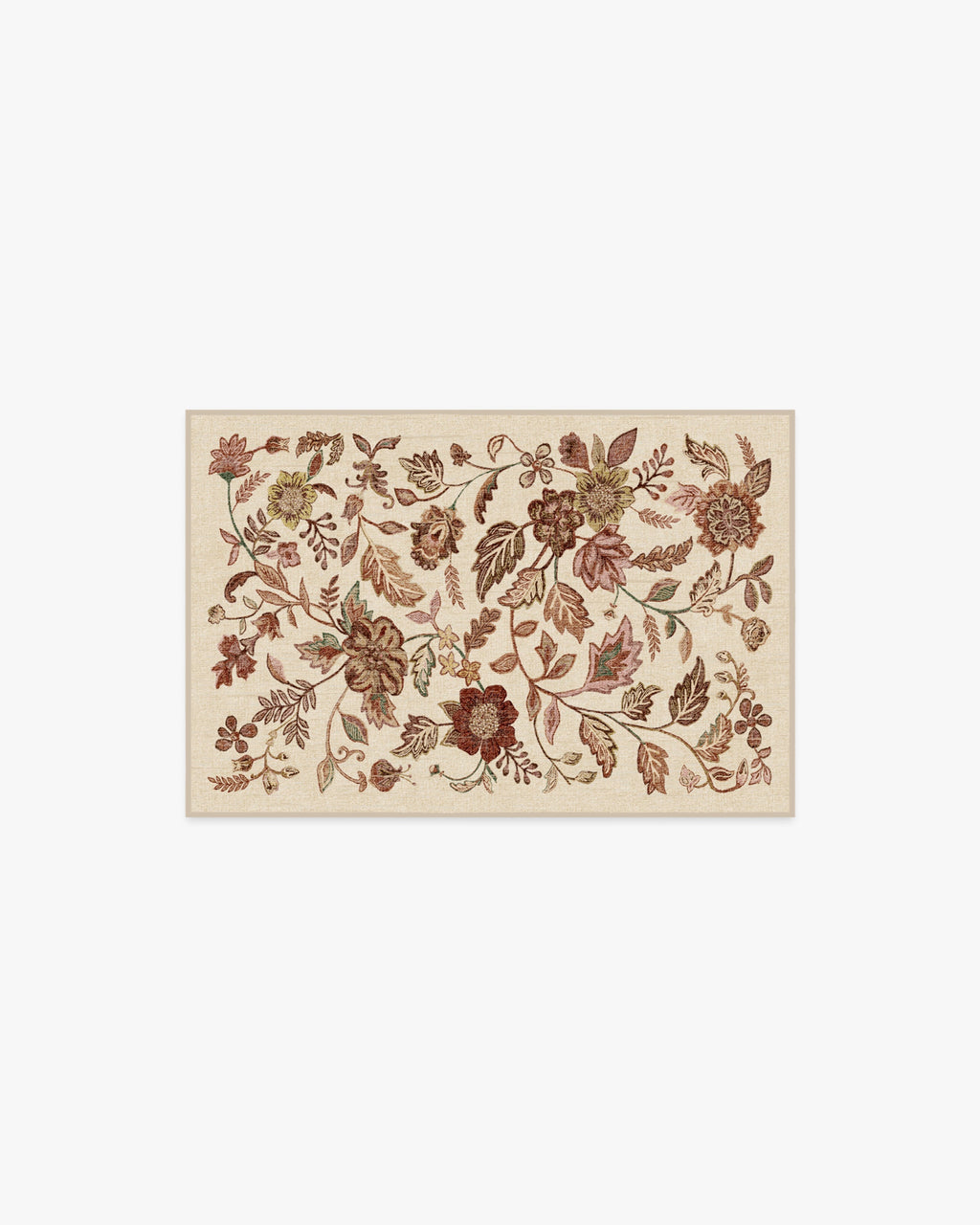 Anonna Burgundy Multicolor Flatwoven Rug