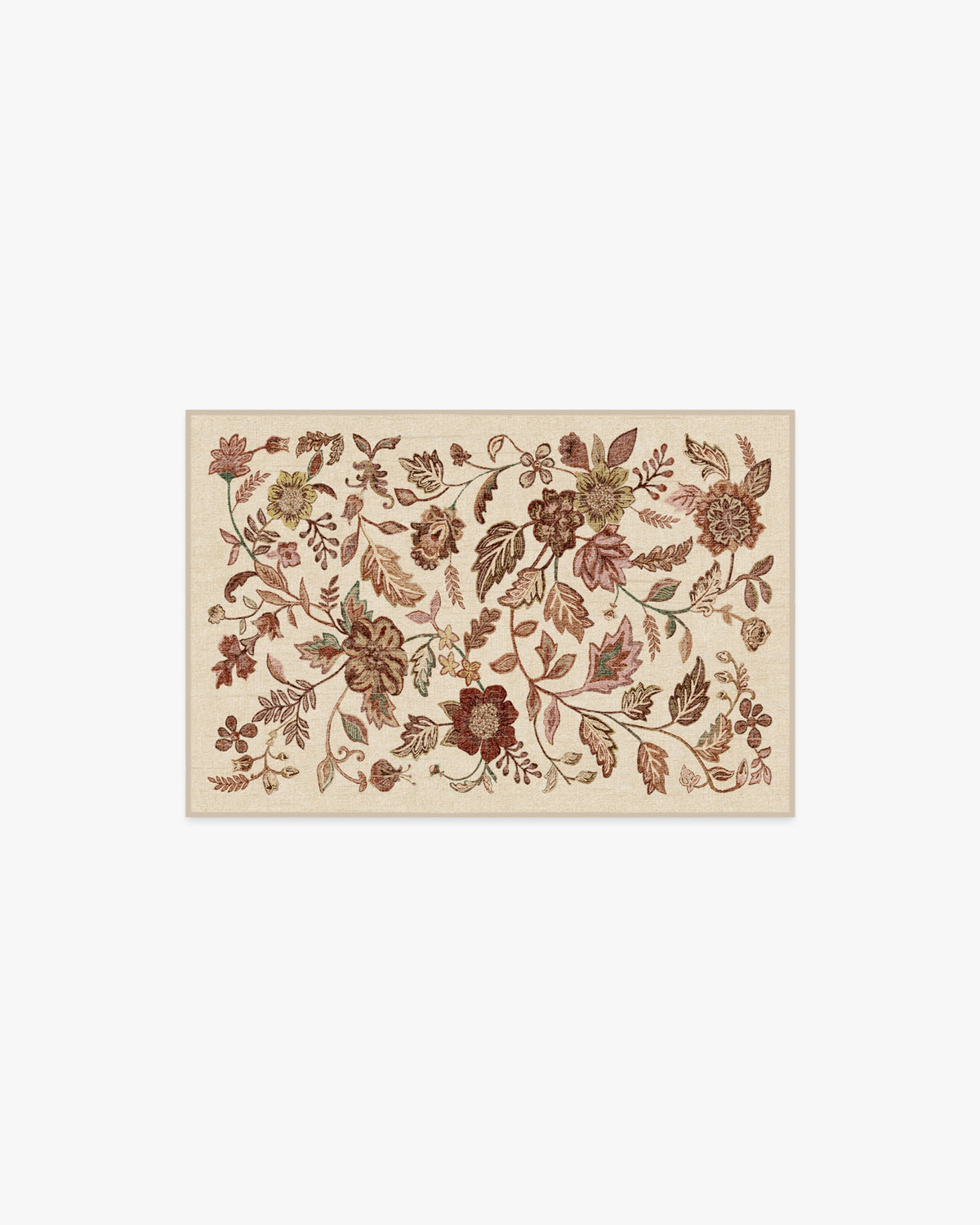 Anonna Burgundy Multicolor Flatwoven Rug