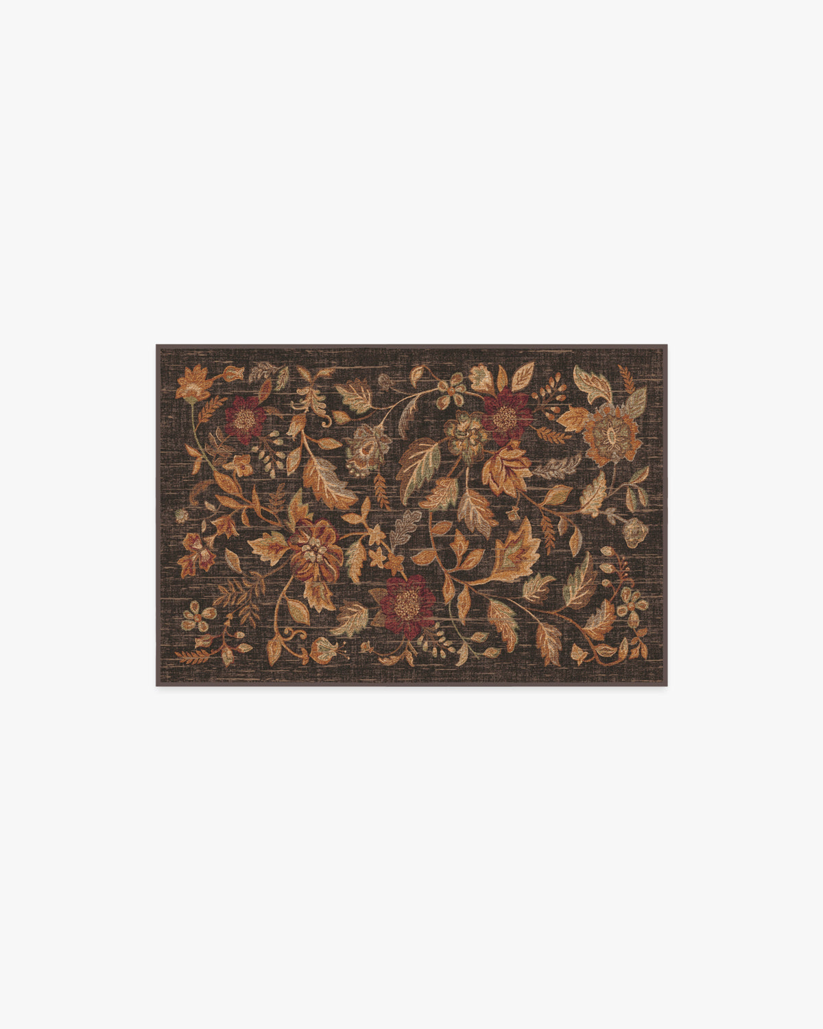 Anonna Dark Wood Flatwoven Rug
