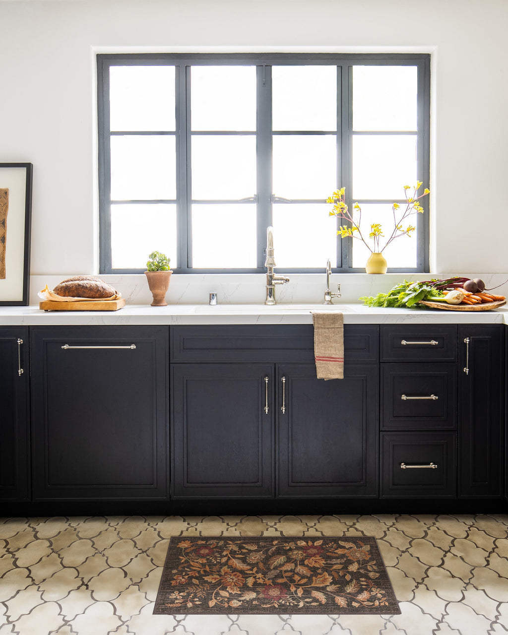 Anonna Dark Wood Flatwoven Rug