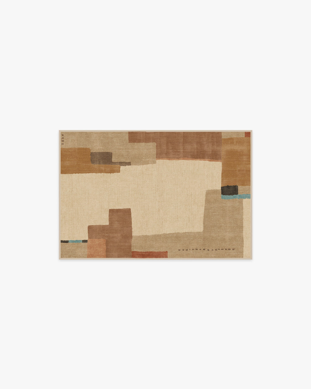 Ananda Natural Pop Flatwoven Rug by Architectural Digest