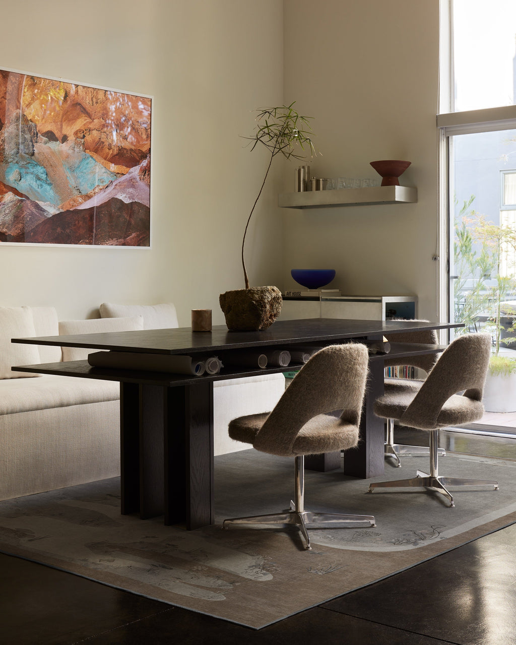 Mushroom Dream Grey Taupe Rug by Architectural Digest