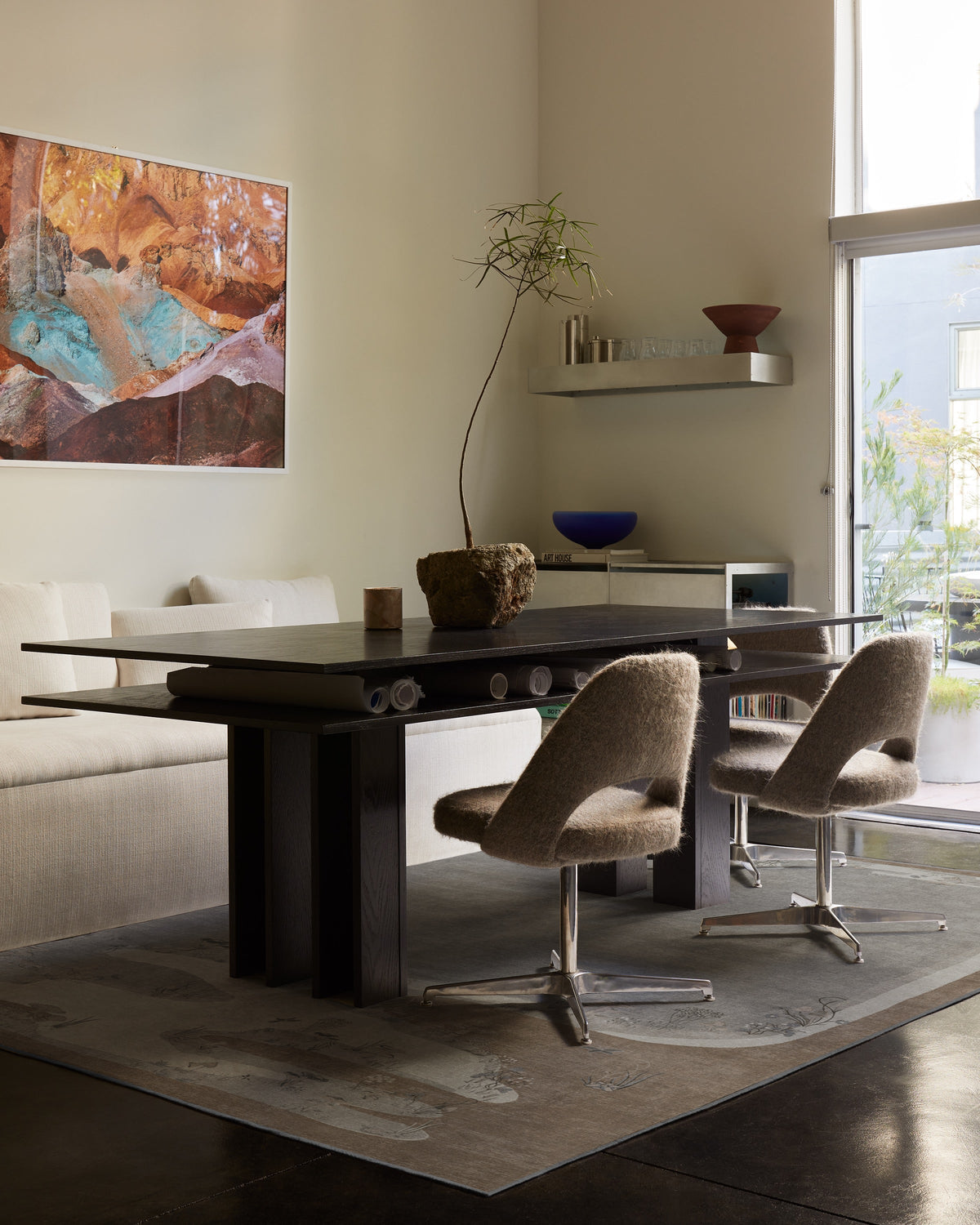 Mushroom Dream Grey Taupe Rug by Architectural Digest