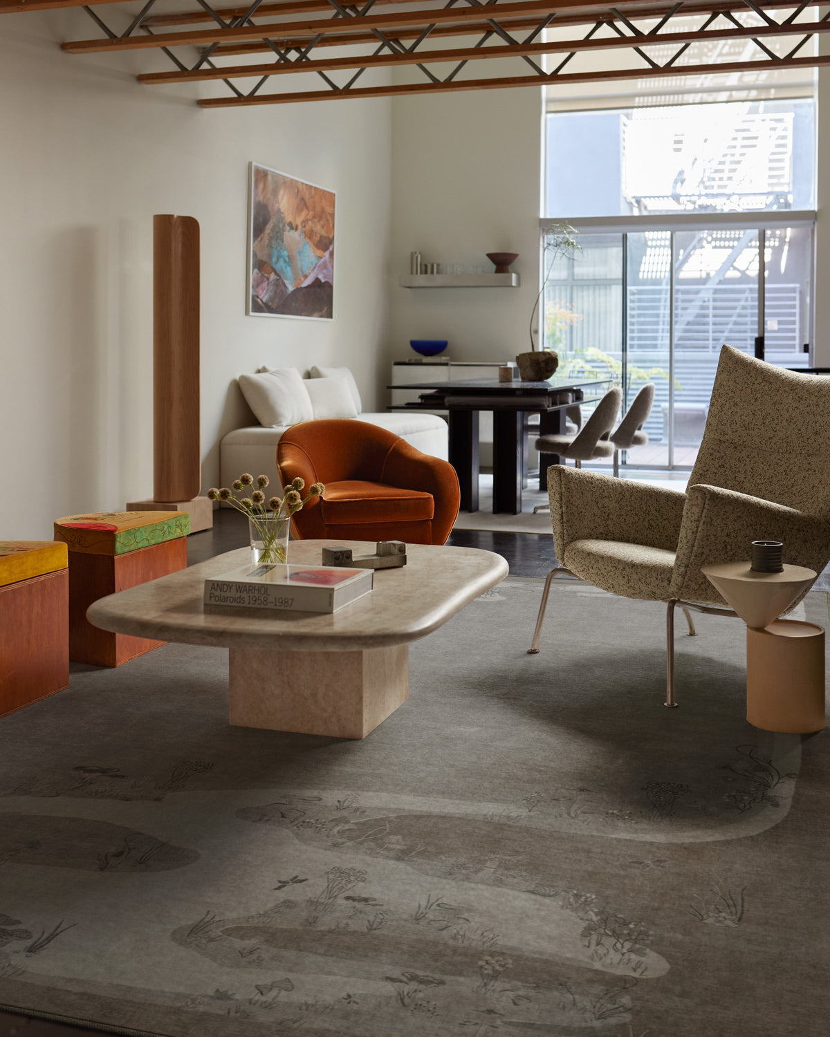 Mushroom Dream Grey Taupe Rug by Architectural Digest