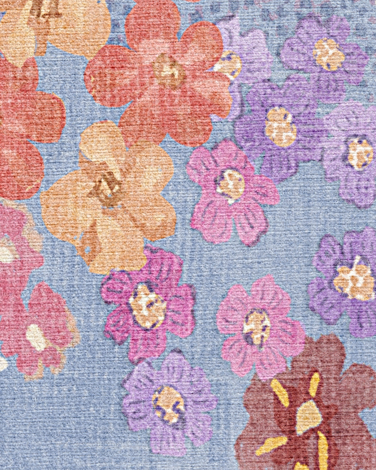 Ellery Slate Blue Multicolor Flatwoven Rug