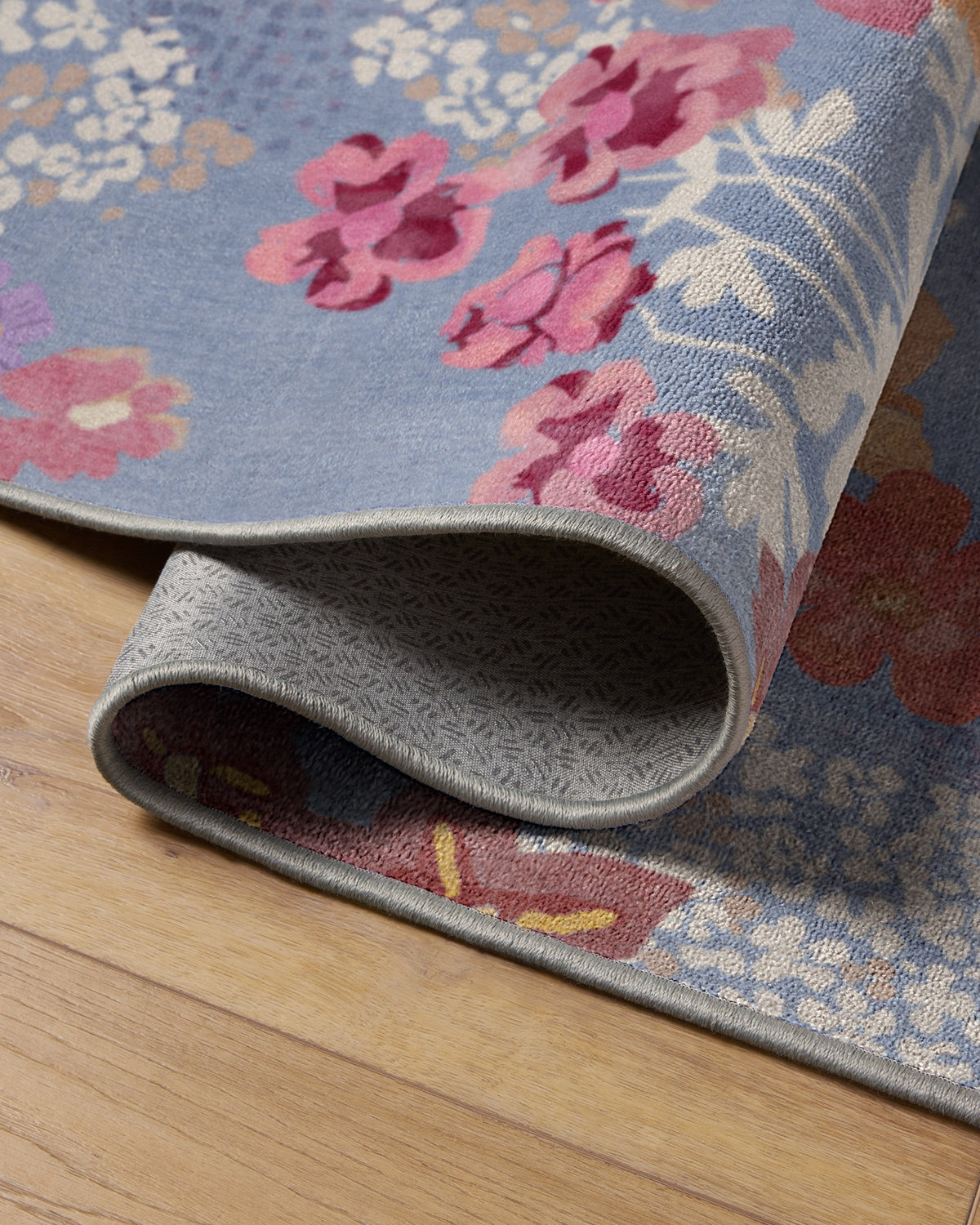 Ellery Slate Blue Multicolor Rug