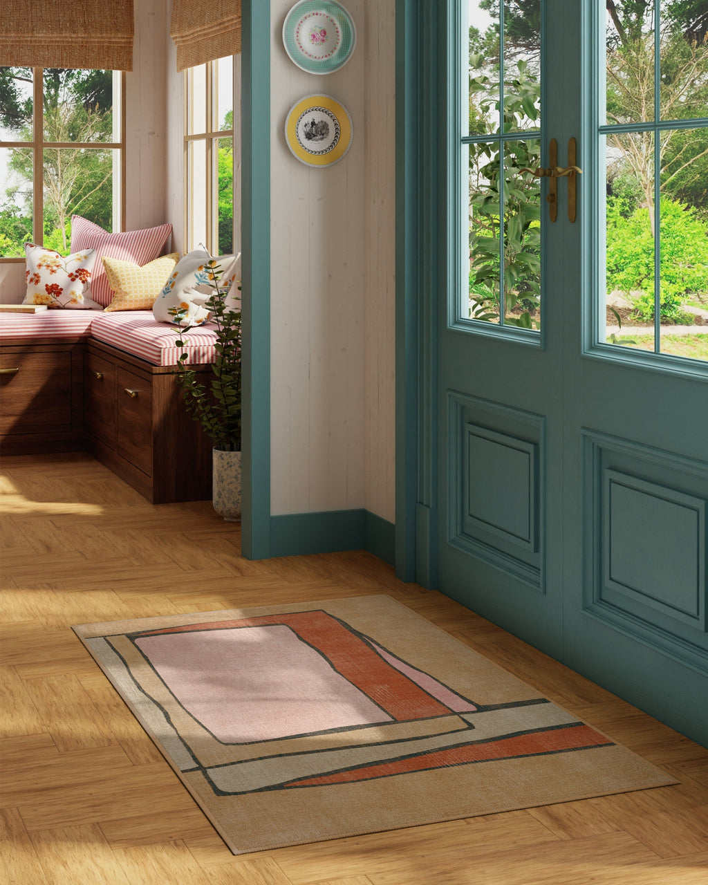 Ari Natural Multicolour Rug