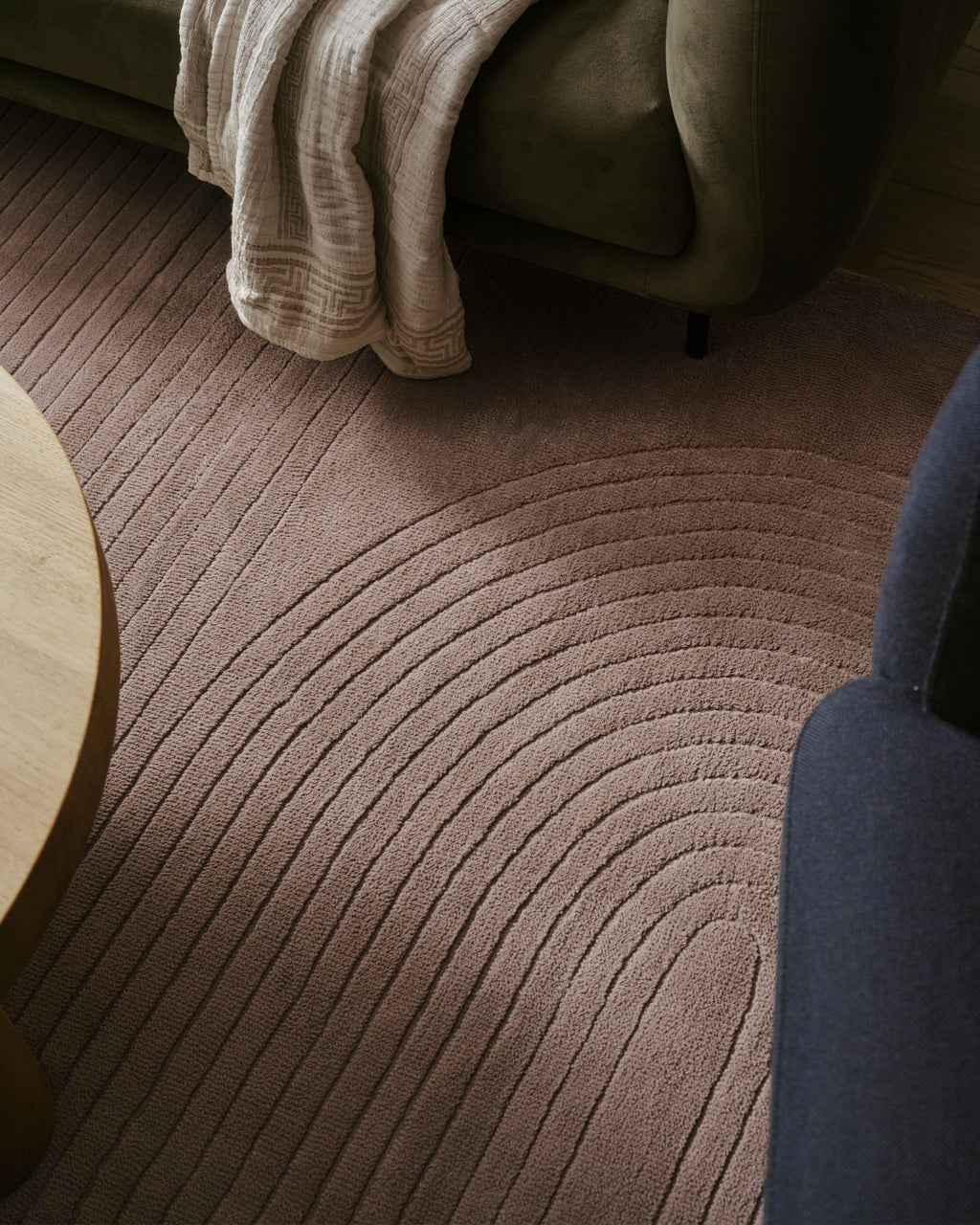 Arlo Desert Taupe Plush Rug