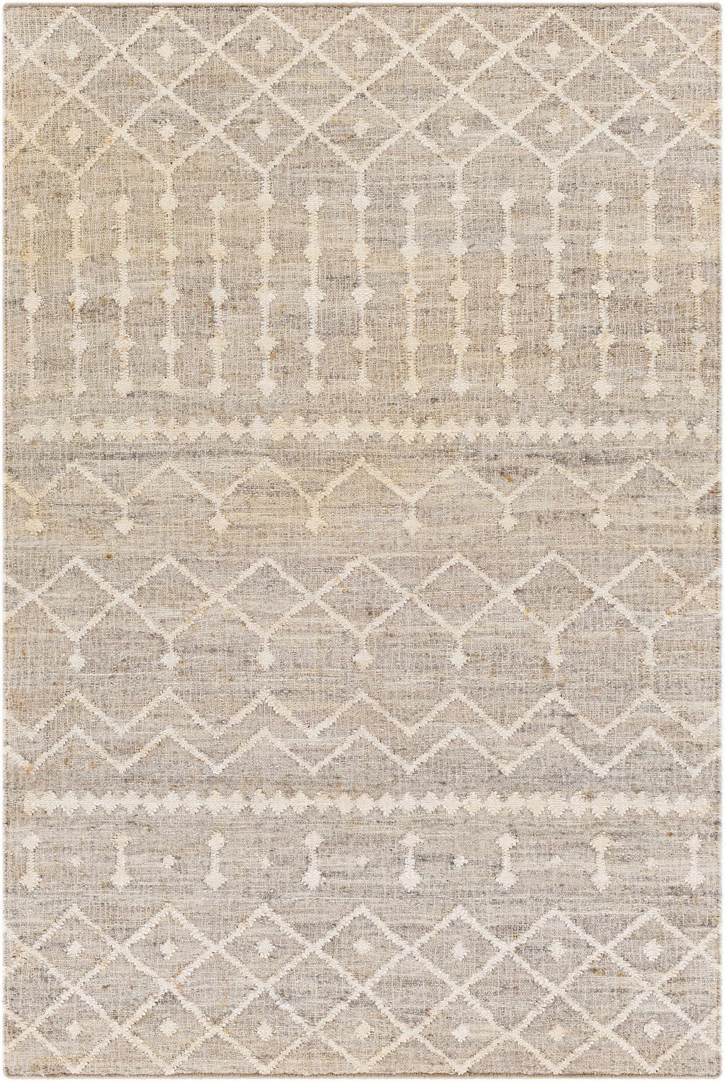 Armidale Hand Woven Beige Jute Rug - Clearance