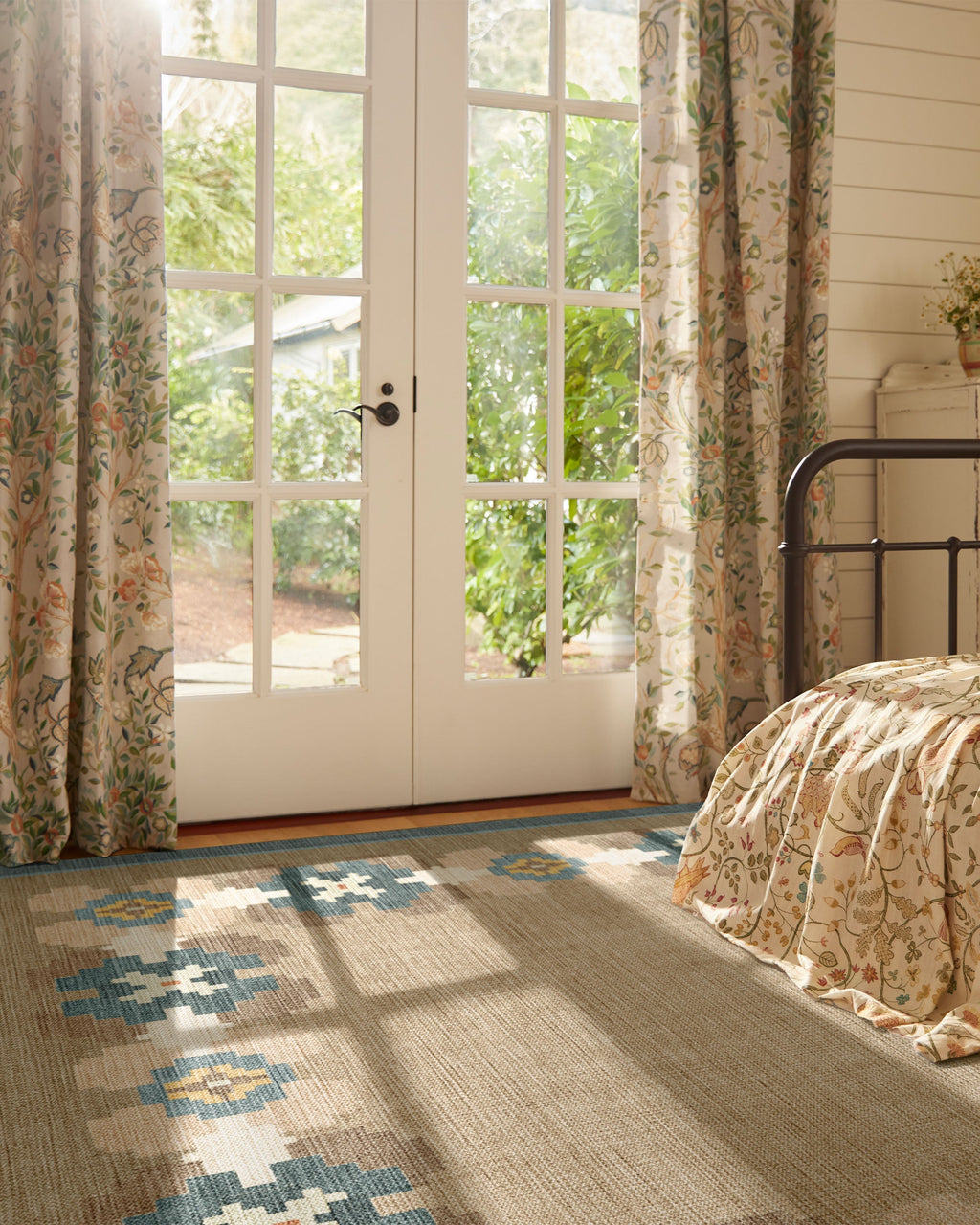 Aster Soft Blue Re-Jute Rug