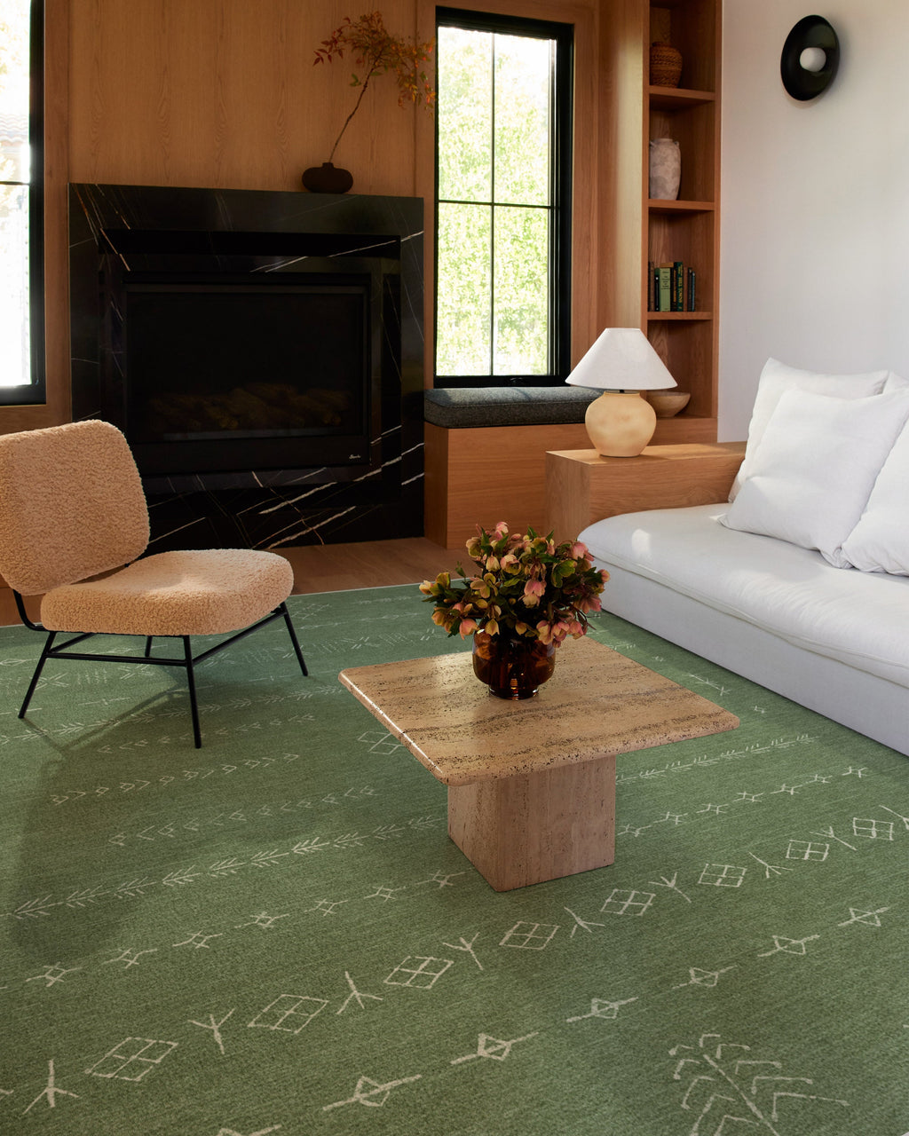 Astrid Fern Green Rug