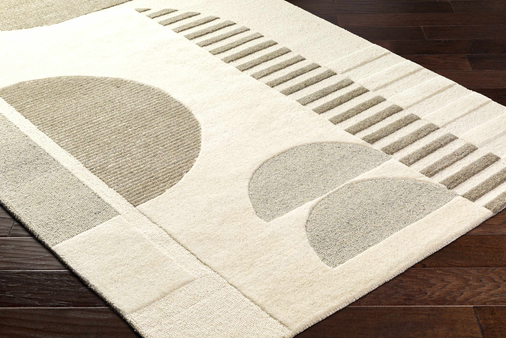 Brooklyn Beige Modern Wool Rug
