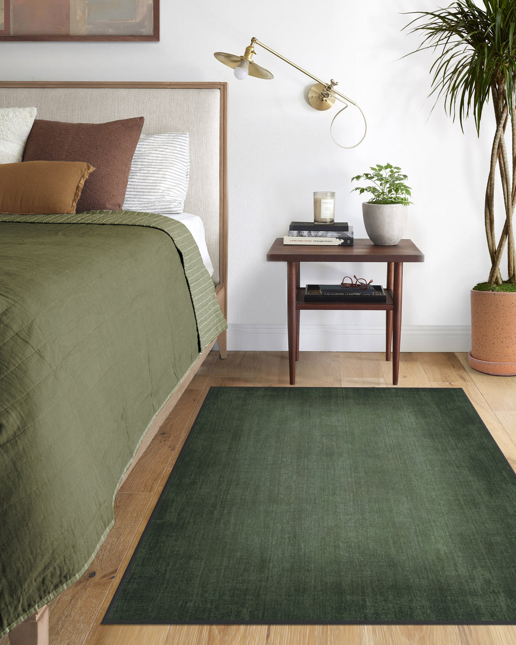 Aura Ombre Solid Sage Rug