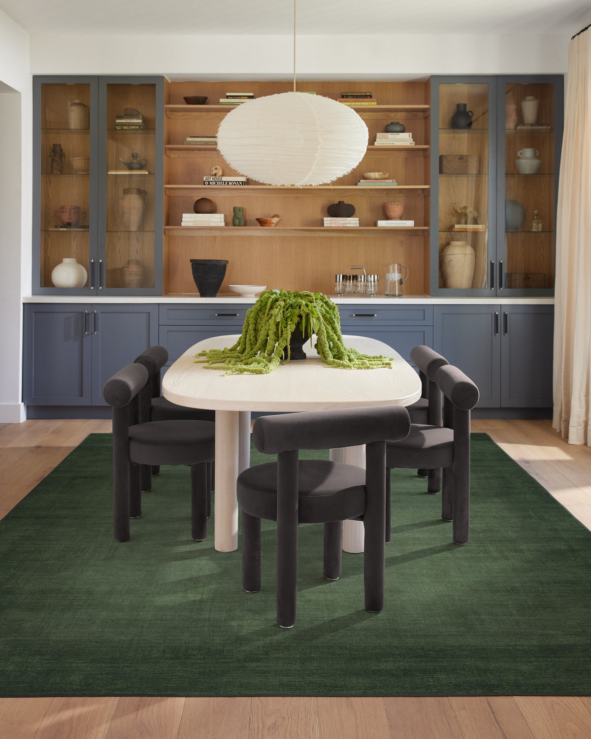 Aura Ombre Solid Sage Flatwoven Rug