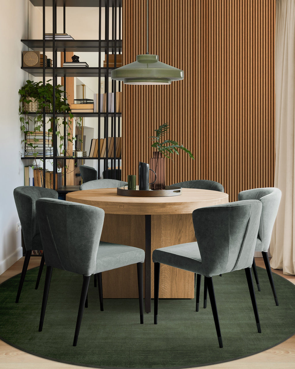 Aura Ombre Solid Sage Flatwoven Rug