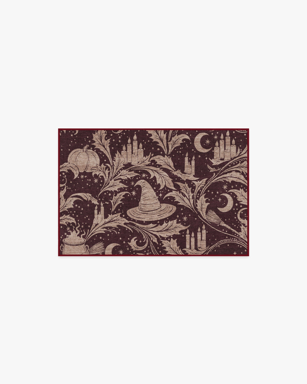 Autumn Alchemy Burgundy Rug