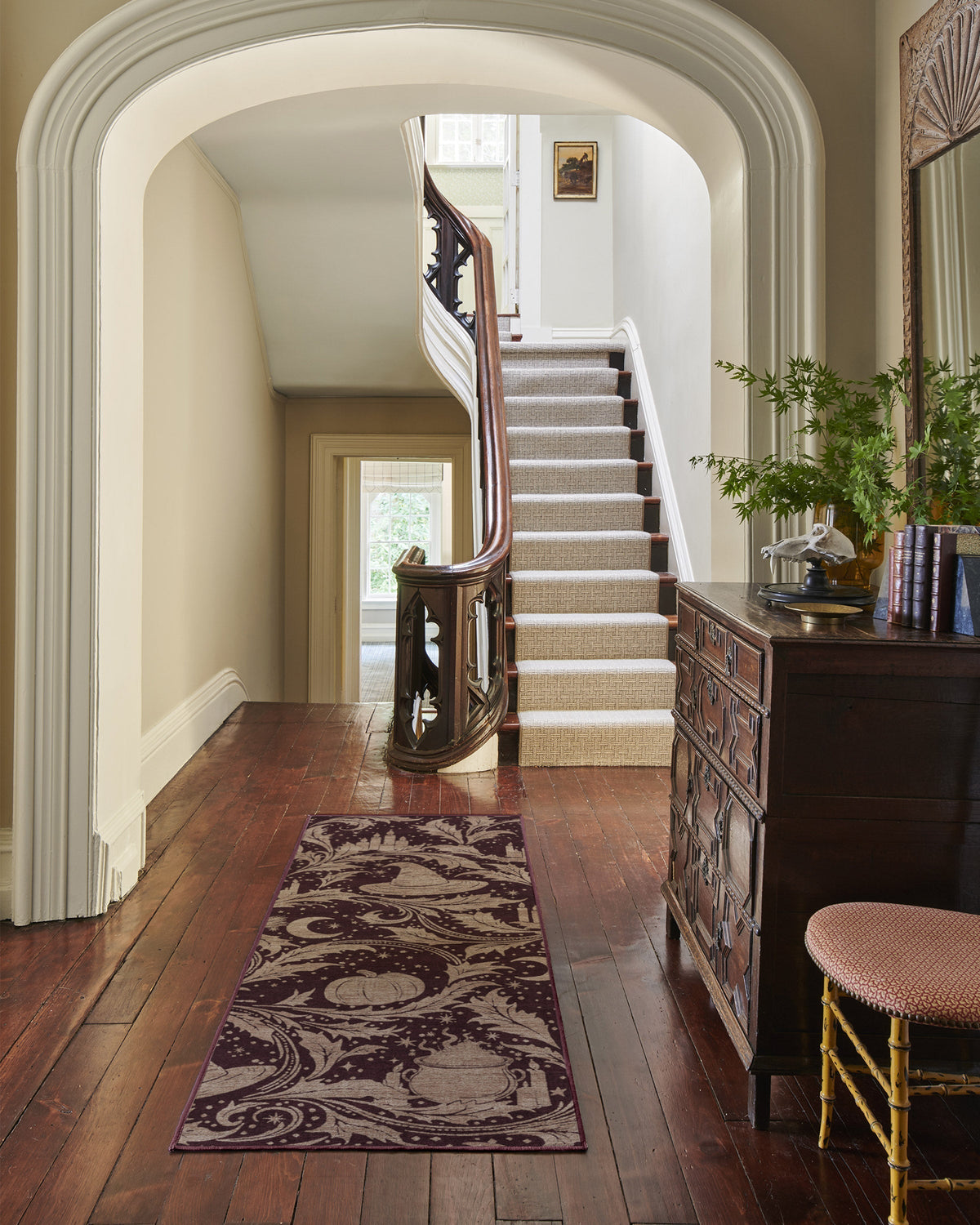 Autumn Alchemy Burgundy Rug