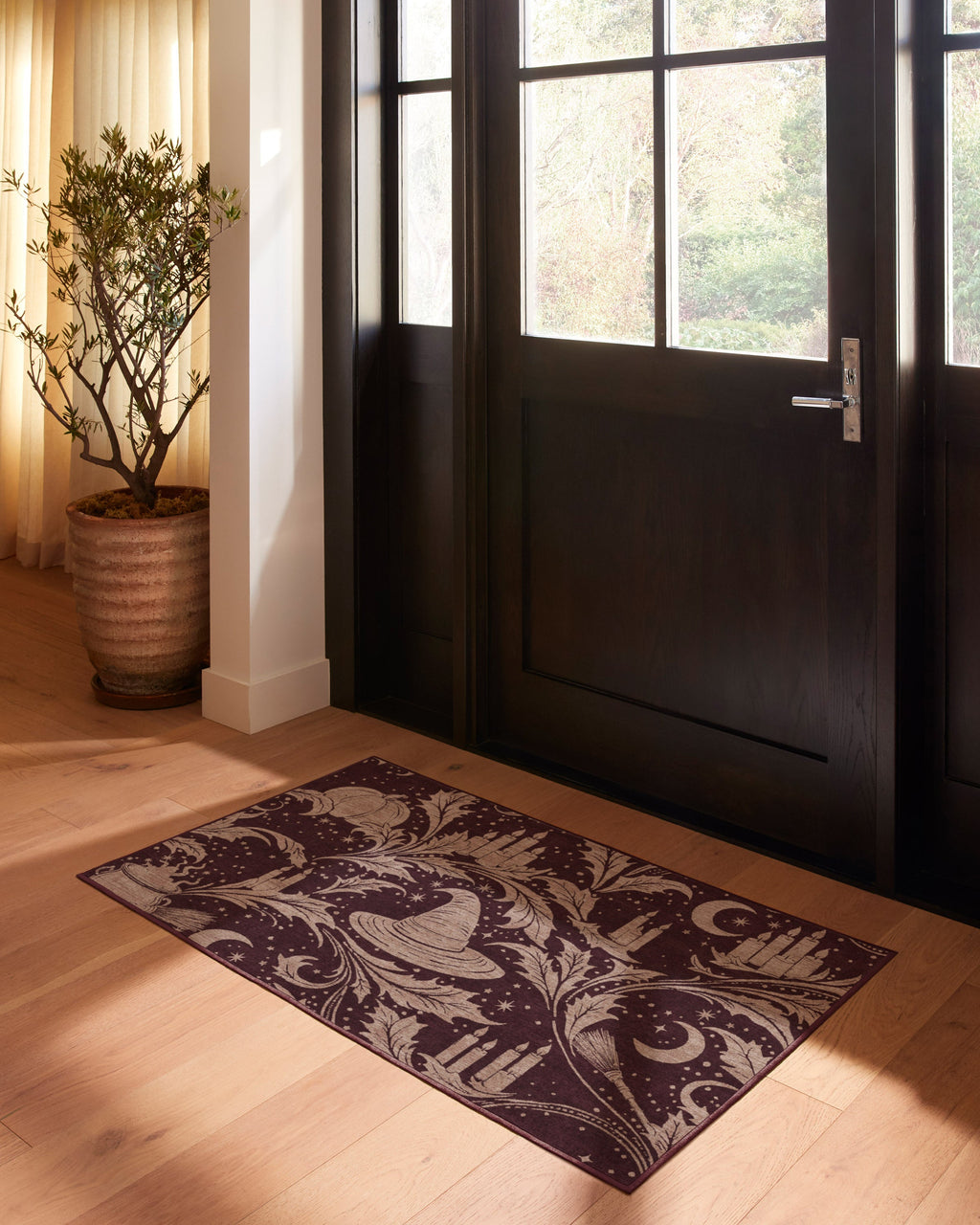 Autumn Alchemy Burgundy Rug