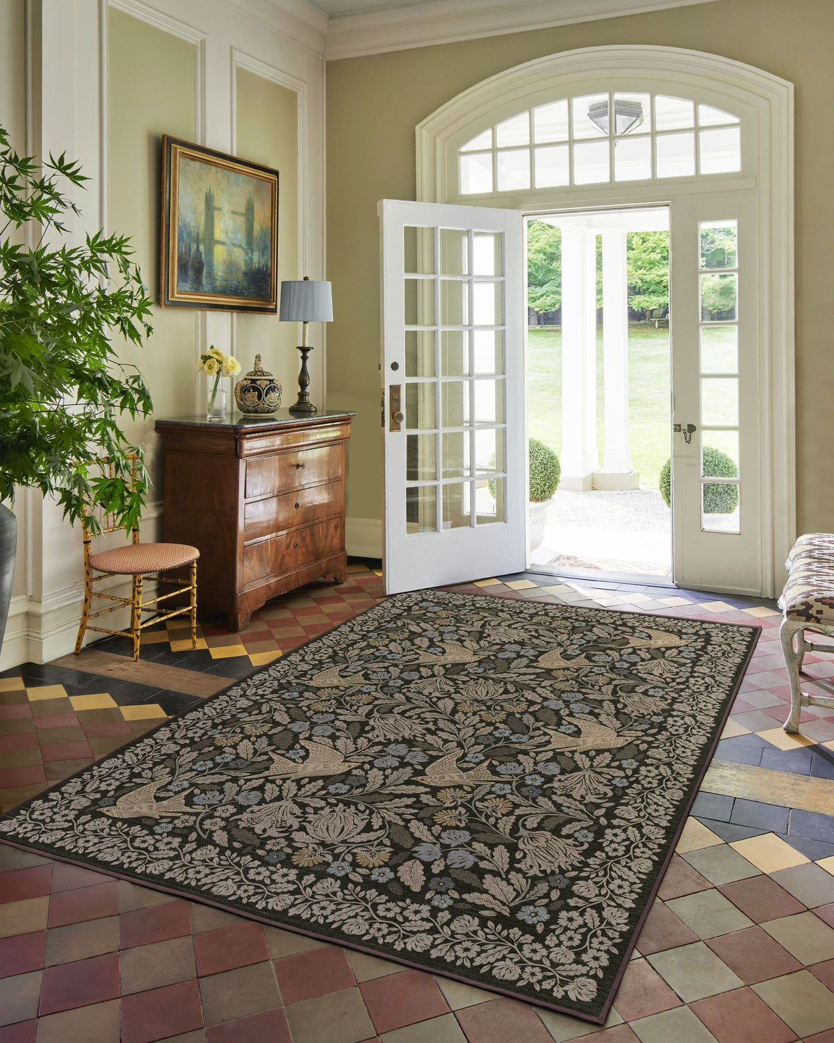Aves Stone Rug