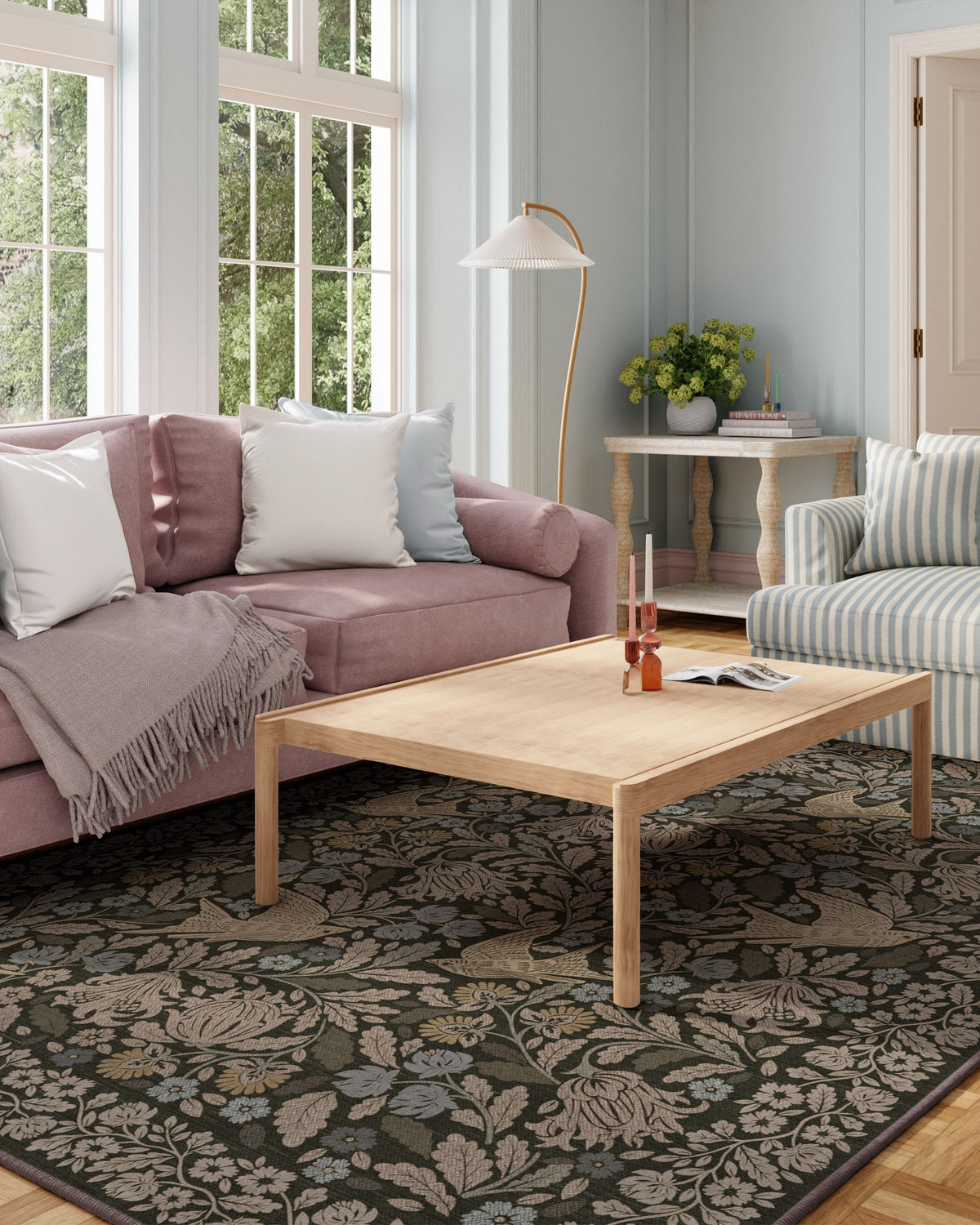 Aves Stone Rug
