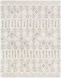Aylett Beige Trellis Shag Rug - Clearance