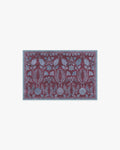 Aylin Burgundy & Blue Flatwoven Rug