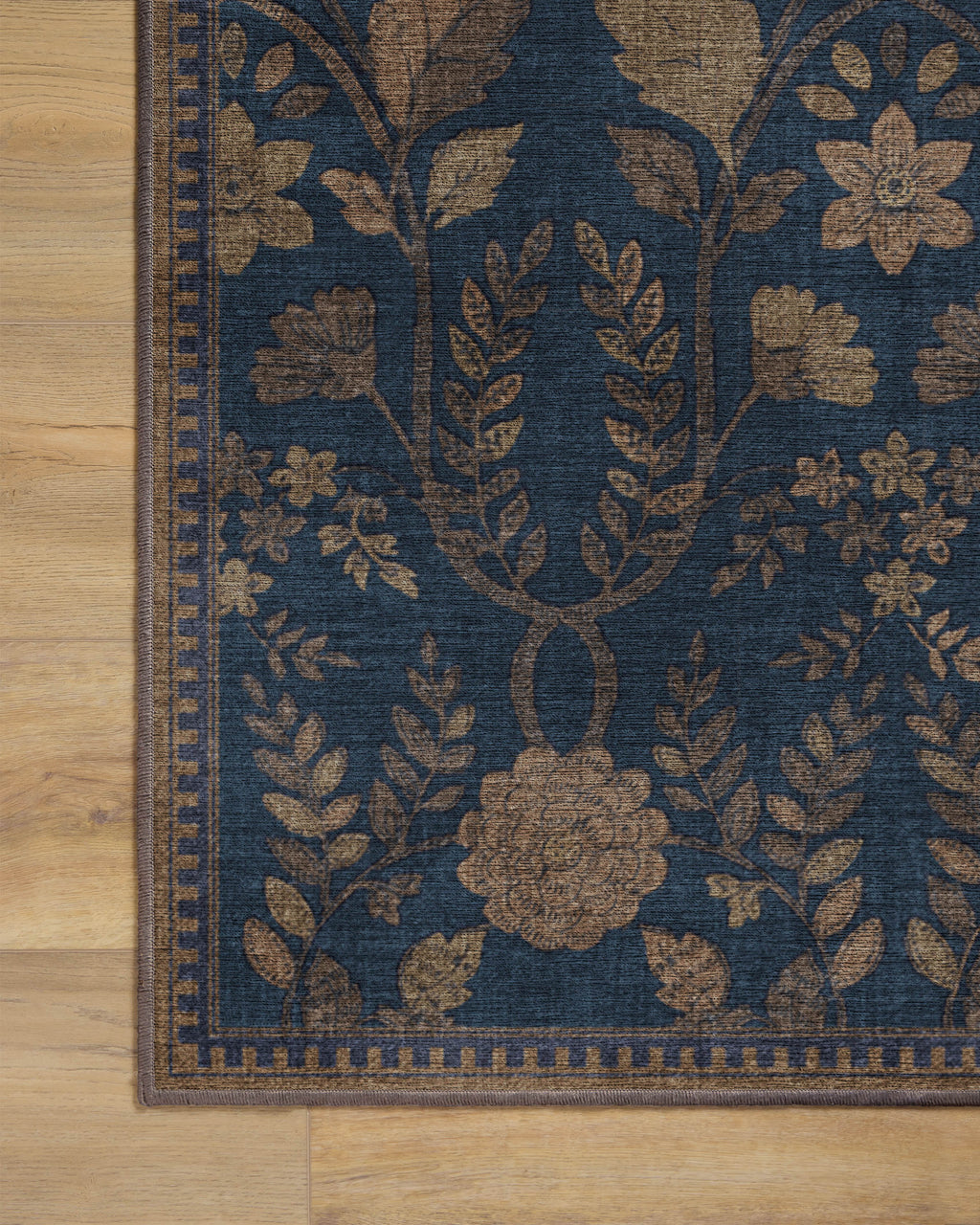 Aylin Navy & Gold Flatwoven Rug