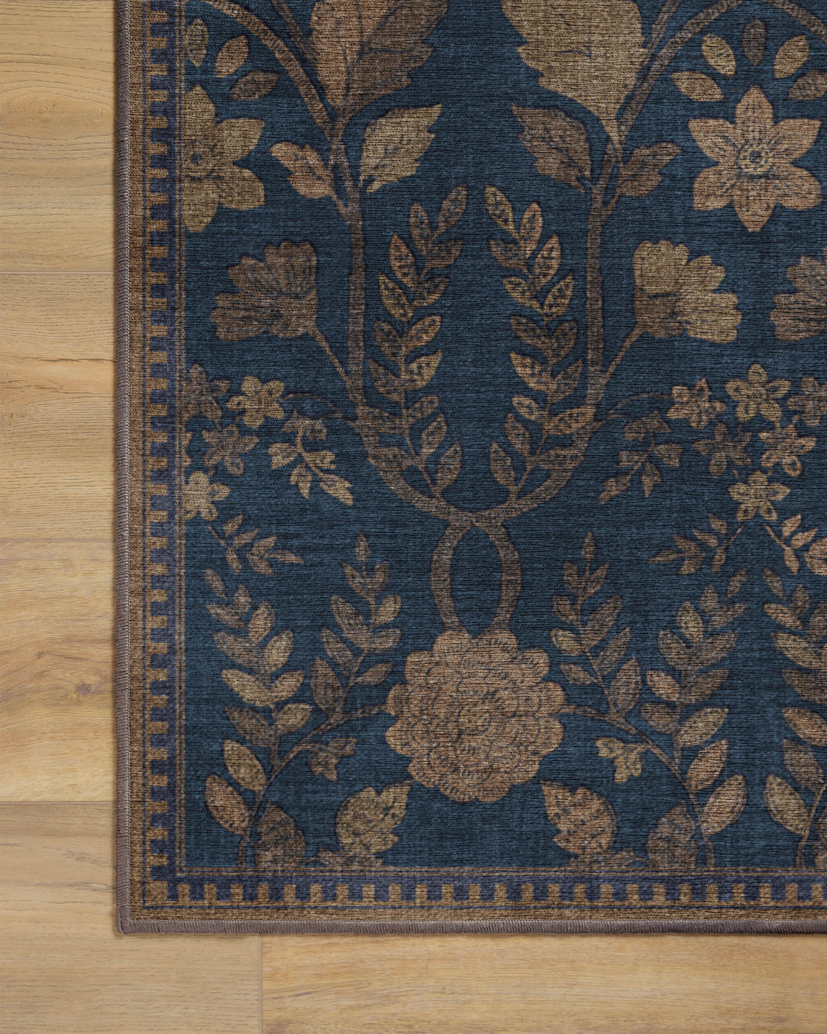 Aylin Navy & Gold Flatwoven Rug
