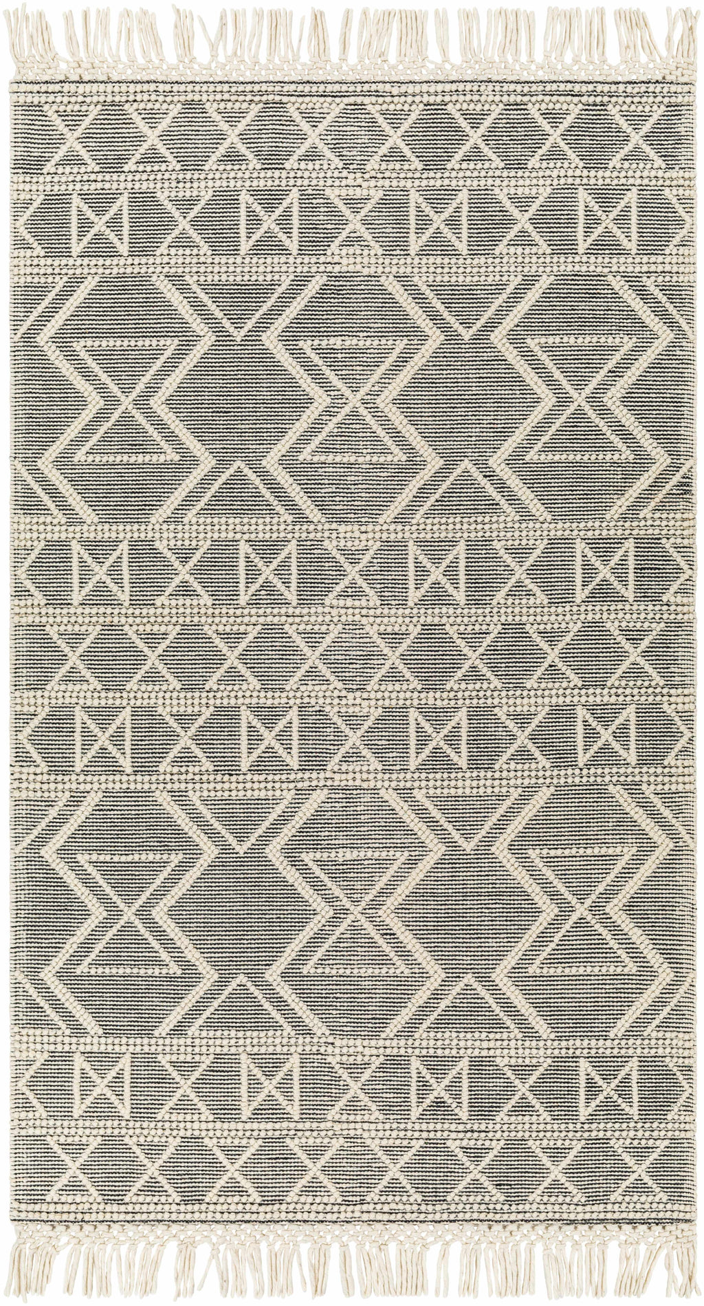 Aziel Wool Rug with Tassels - Clearance