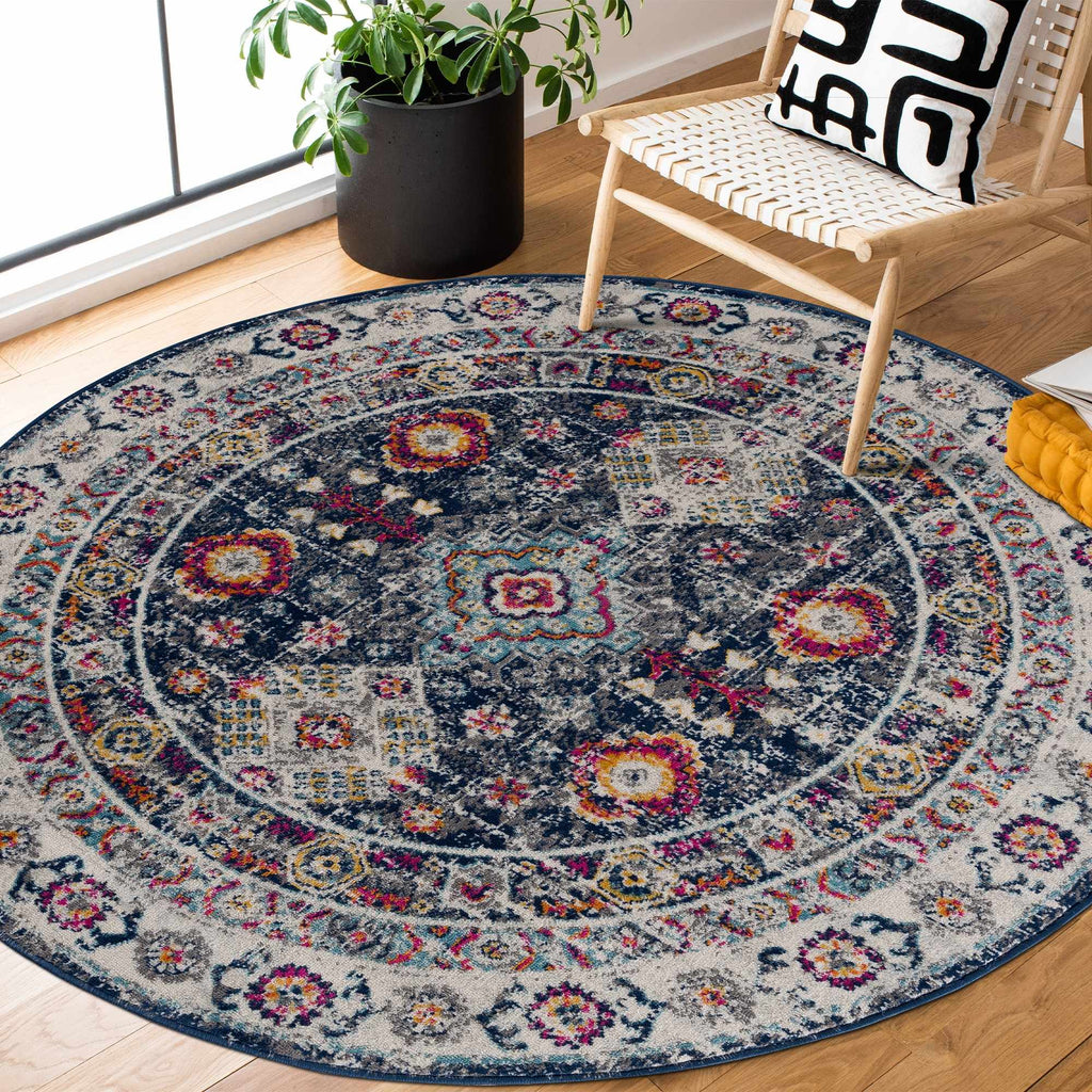 Tigrim 2307 Navy Rug - Clearance