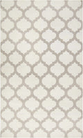 Banks Ivory/Gray Trellis Wool Rug - Clearance